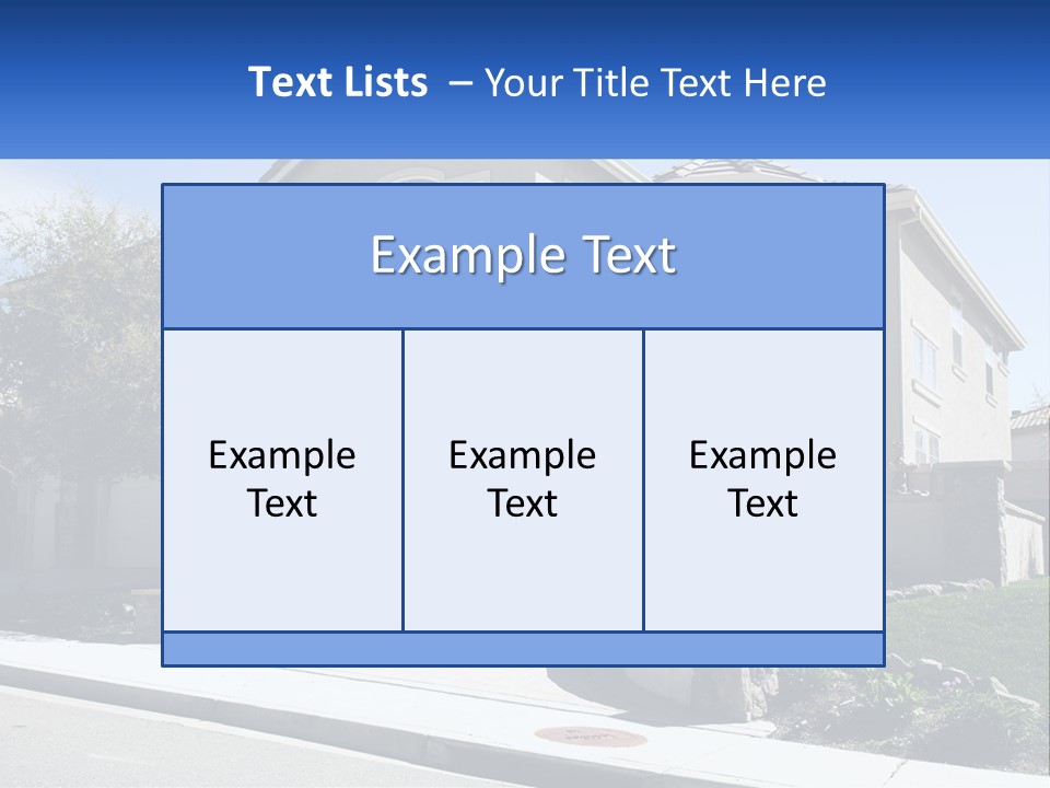 Contemporary Grass Window PowerPoint Template