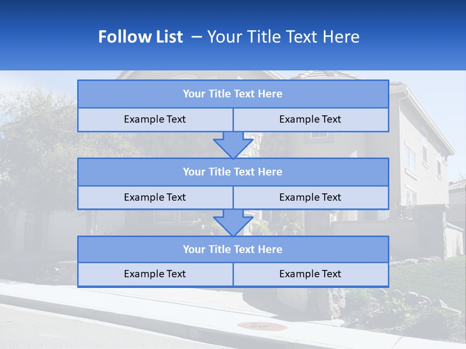 Contemporary Grass Window PowerPoint Template