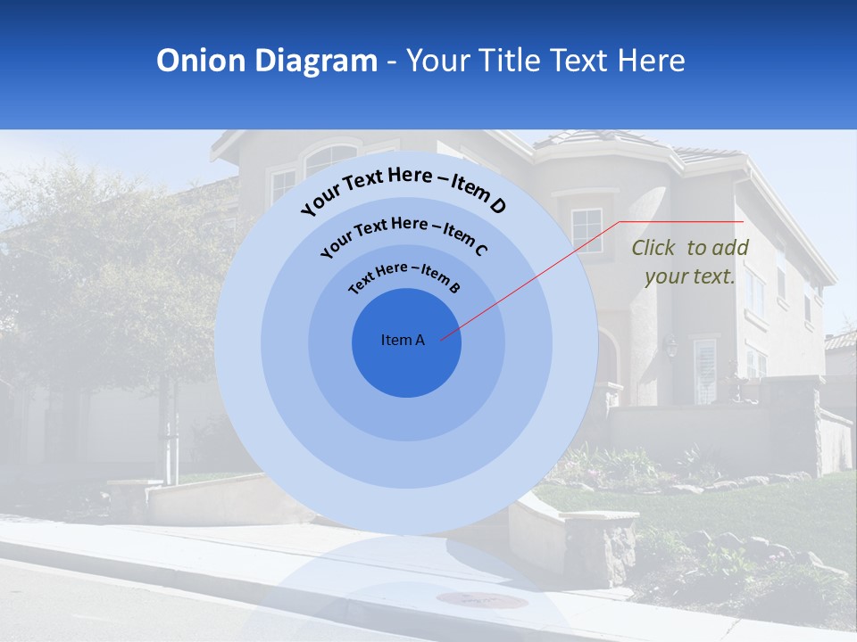 Contemporary Grass Window PowerPoint Template