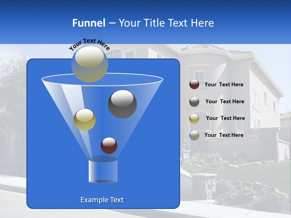 Contemporary Grass Window PowerPoint Template