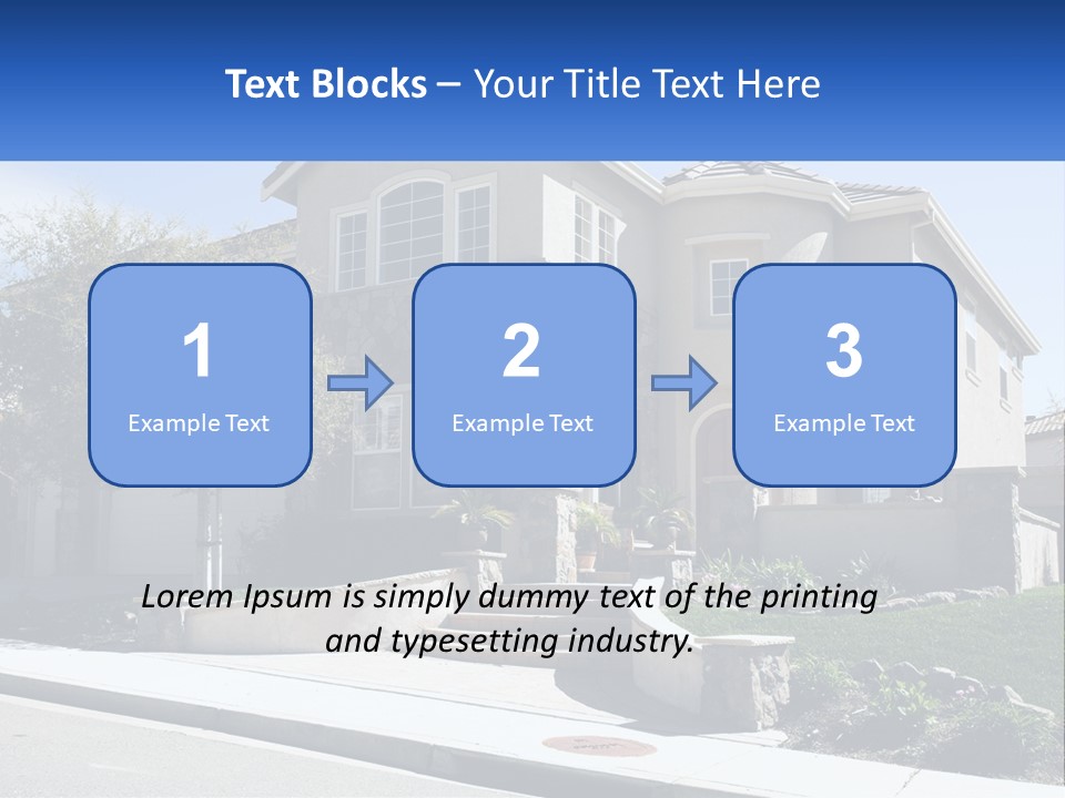 Contemporary Grass Window PowerPoint Template