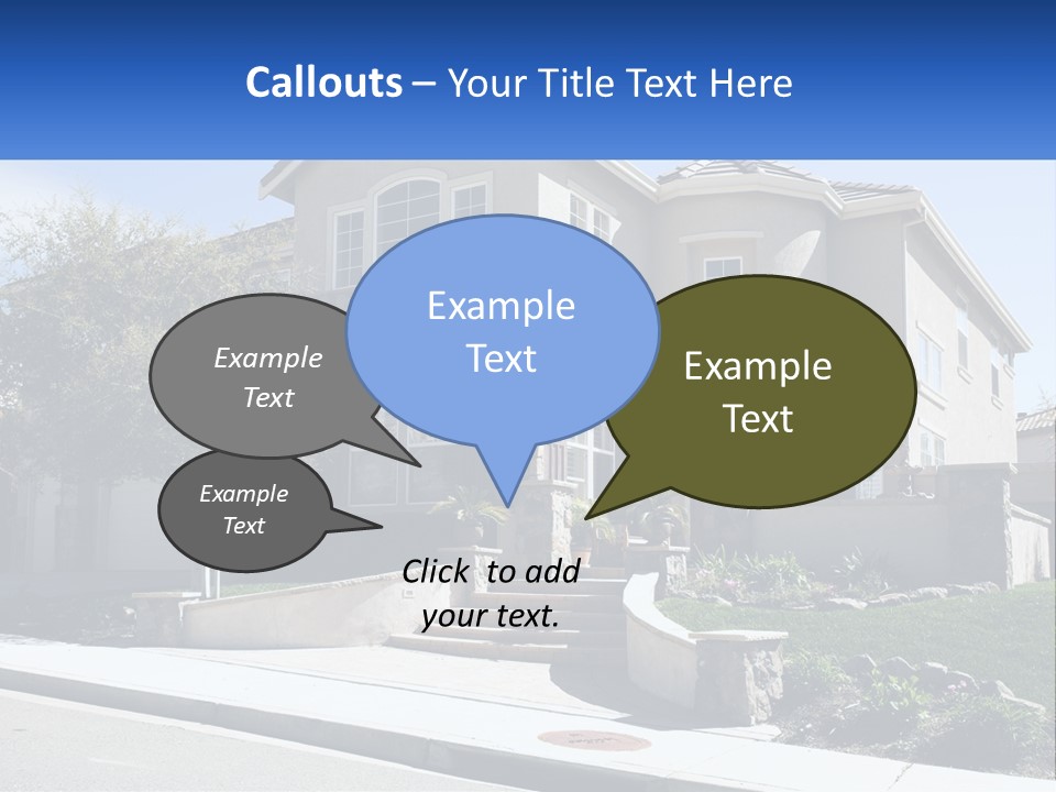 Contemporary Grass Window PowerPoint Template