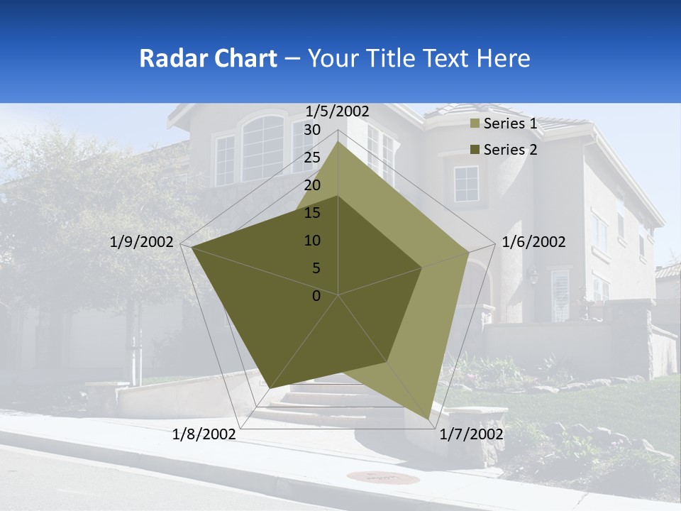 Contemporary Grass Window PowerPoint Template