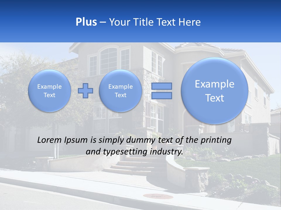 Contemporary Grass Window PowerPoint Template