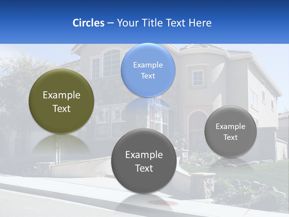 Contemporary Grass Window PowerPoint Template