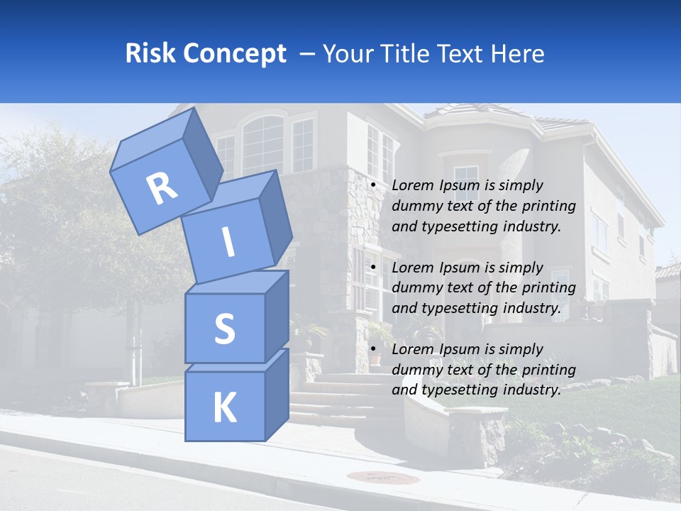 Contemporary Grass Window PowerPoint Template