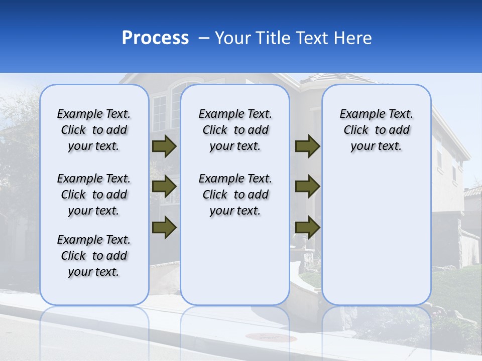 Contemporary Grass Window PowerPoint Template