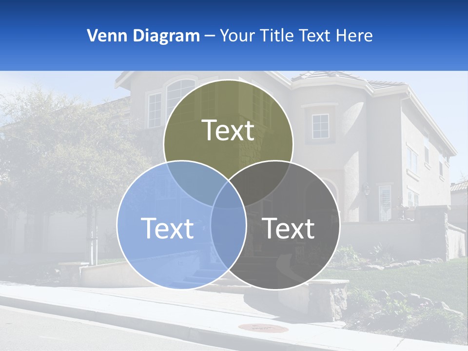 Contemporary Grass Window PowerPoint Template
