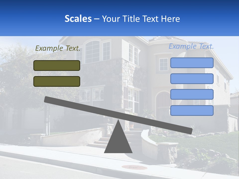 Contemporary Grass Window PowerPoint Template