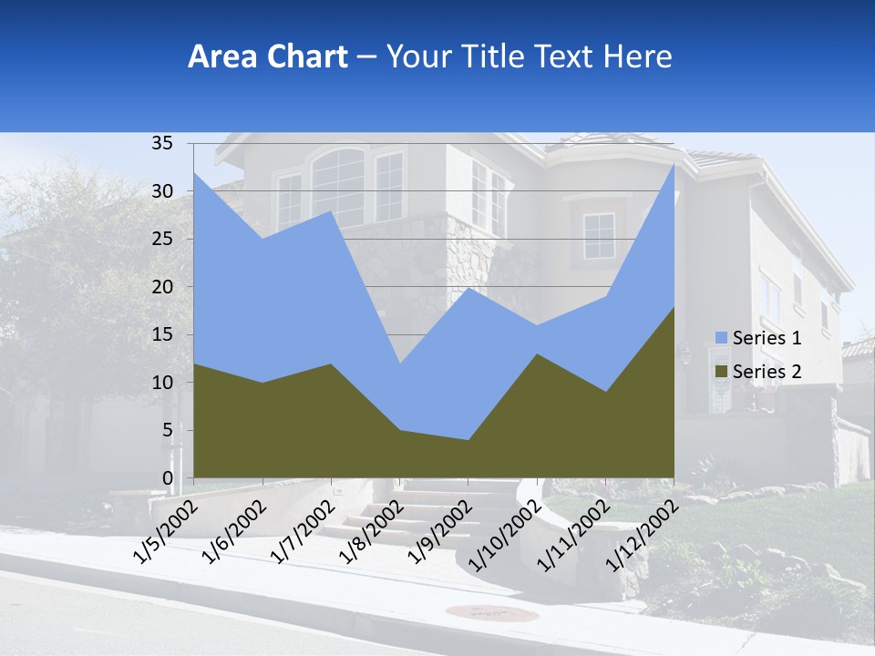 Contemporary Grass Window PowerPoint Template