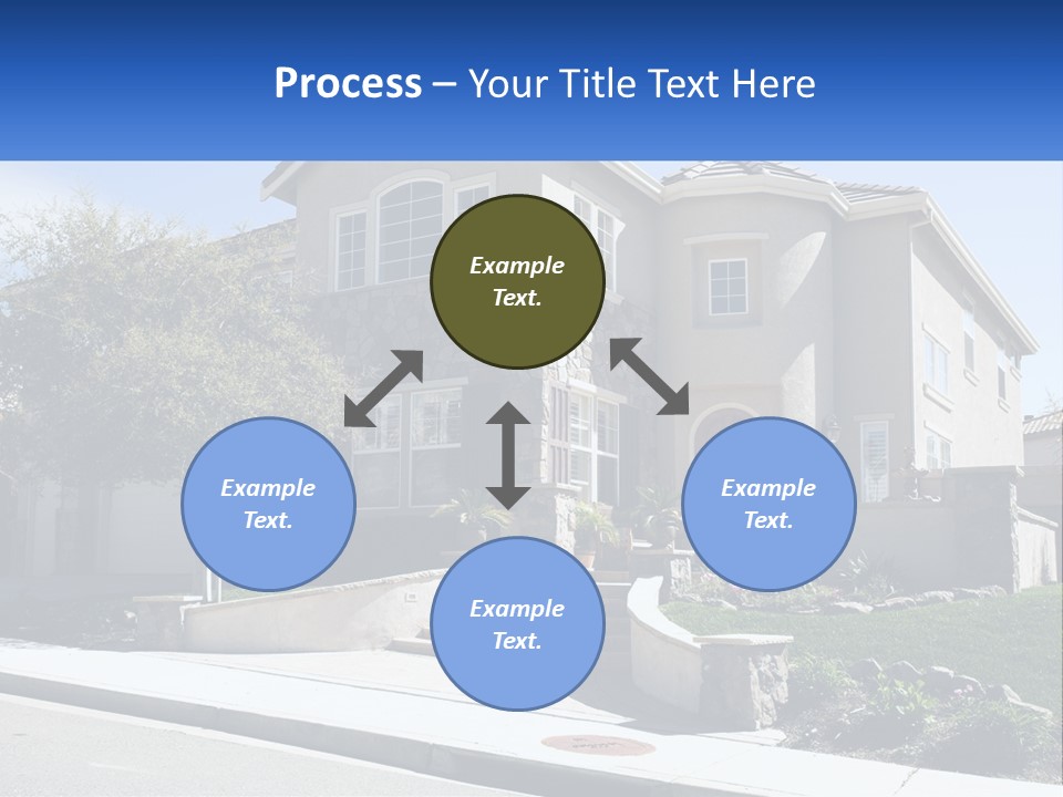 Contemporary Grass Window PowerPoint Template