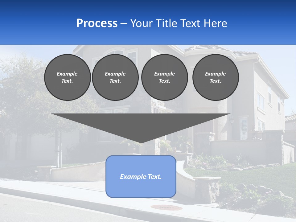 Contemporary Grass Window PowerPoint Template
