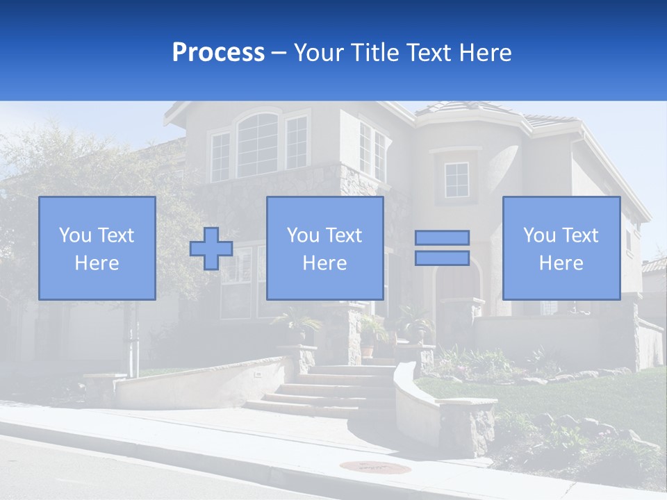 Contemporary Grass Window PowerPoint Template