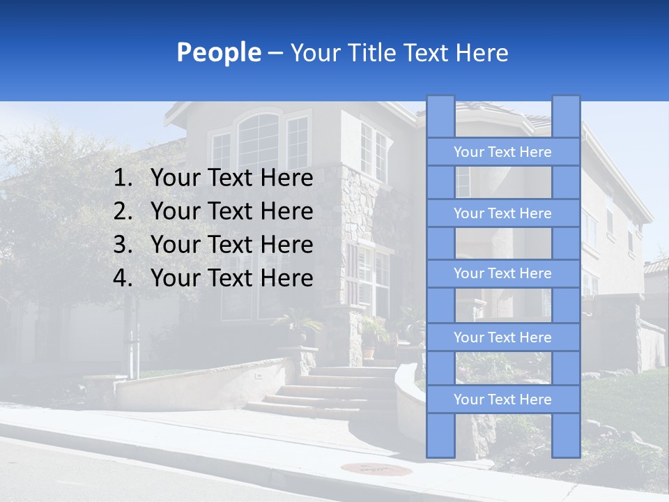 Contemporary Grass Window PowerPoint Template