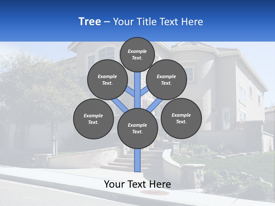 Contemporary Grass Window PowerPoint Template