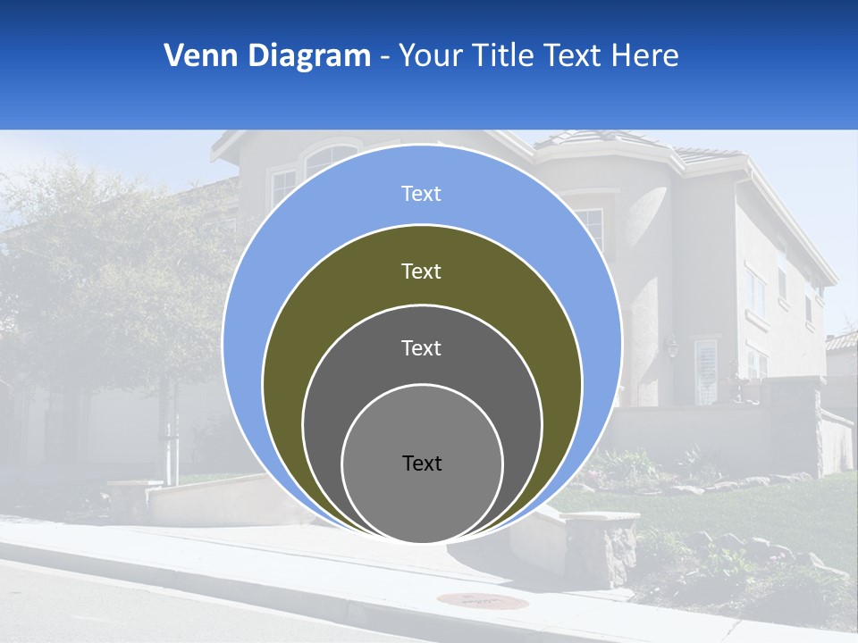 Contemporary Grass Window PowerPoint Template