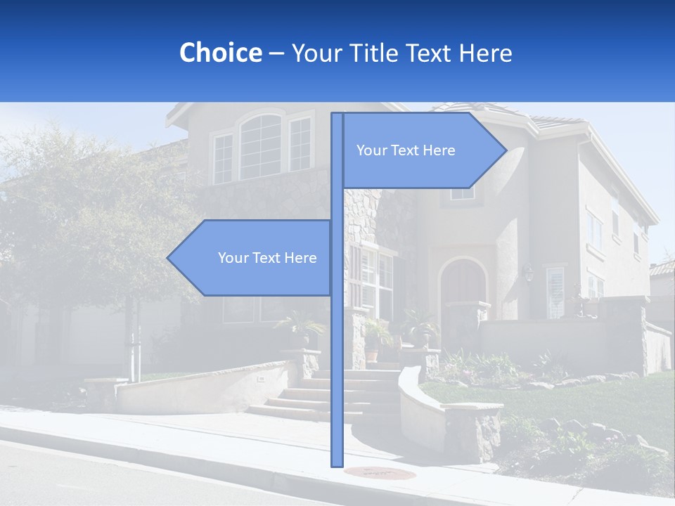 Contemporary Grass Window PowerPoint Template