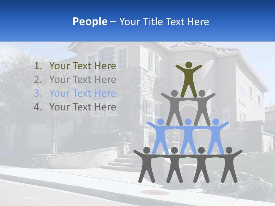 Contemporary Grass Window PowerPoint Template