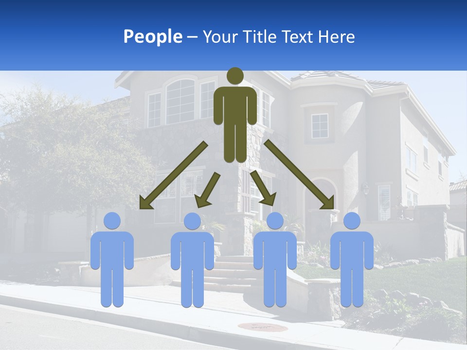 Contemporary Grass Window PowerPoint Template