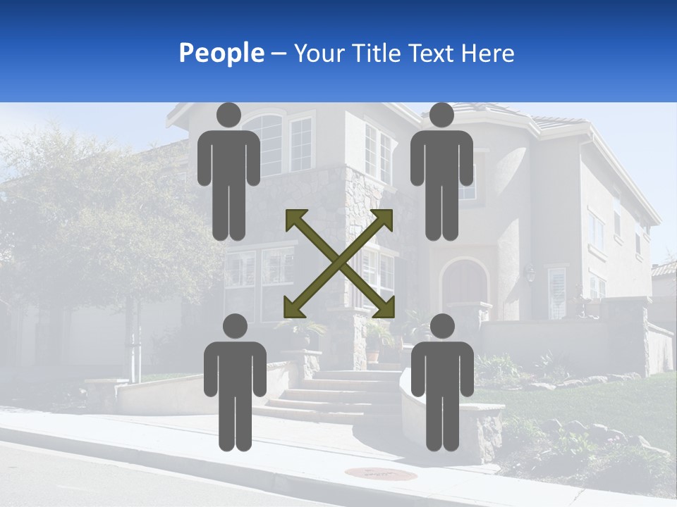 Contemporary Grass Window PowerPoint Template