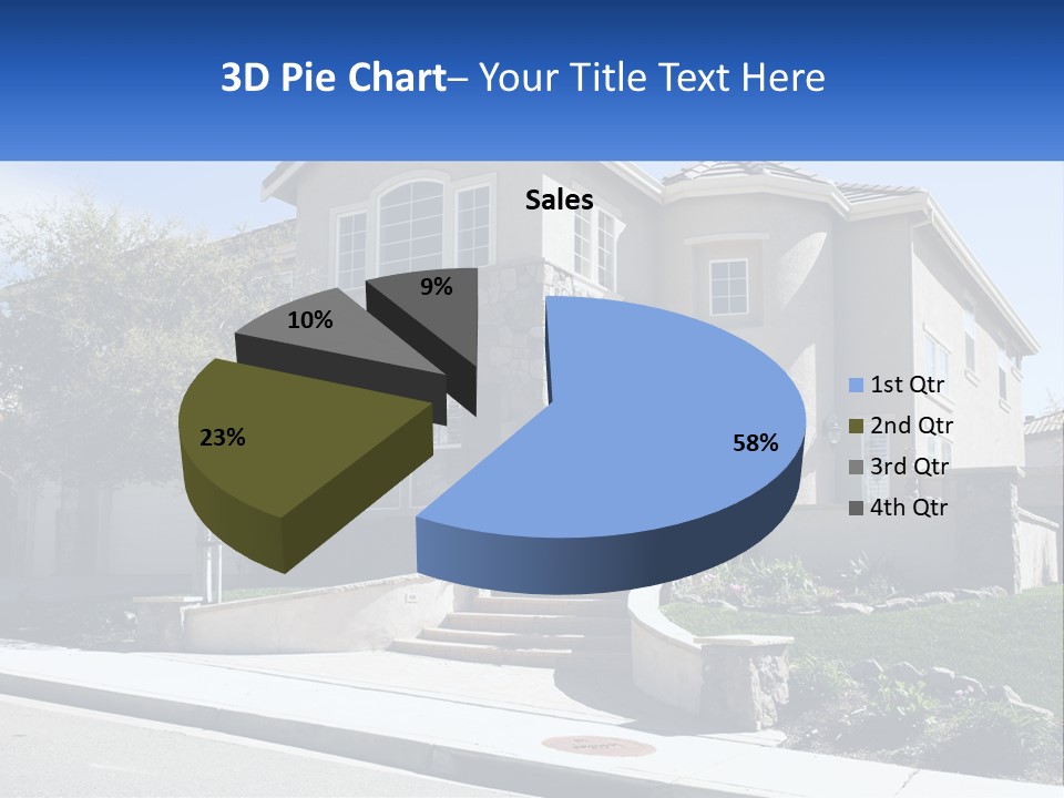 Contemporary Grass Window PowerPoint Template
