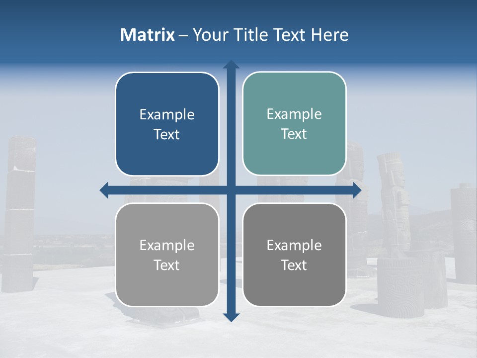 Power Temple Sky PowerPoint Template