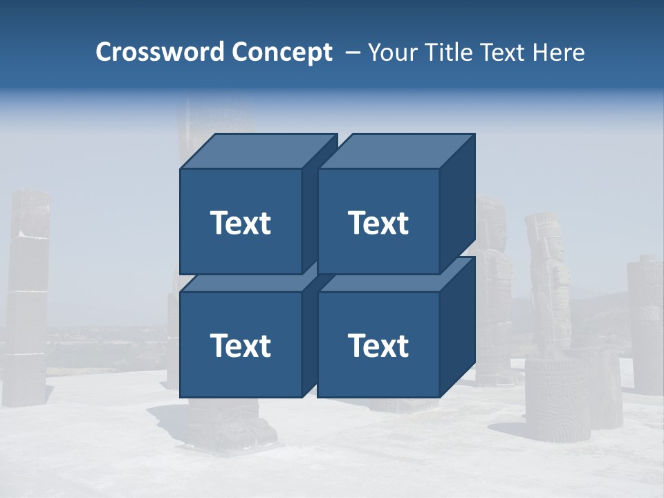 Power Temple Sky PowerPoint Template