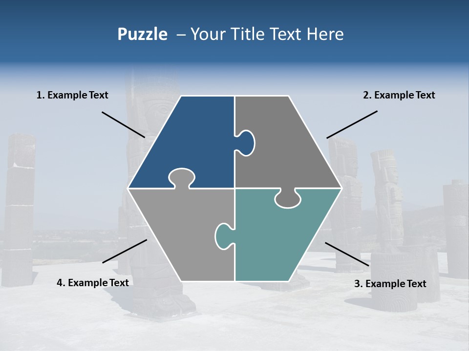 Power Temple Sky PowerPoint Template