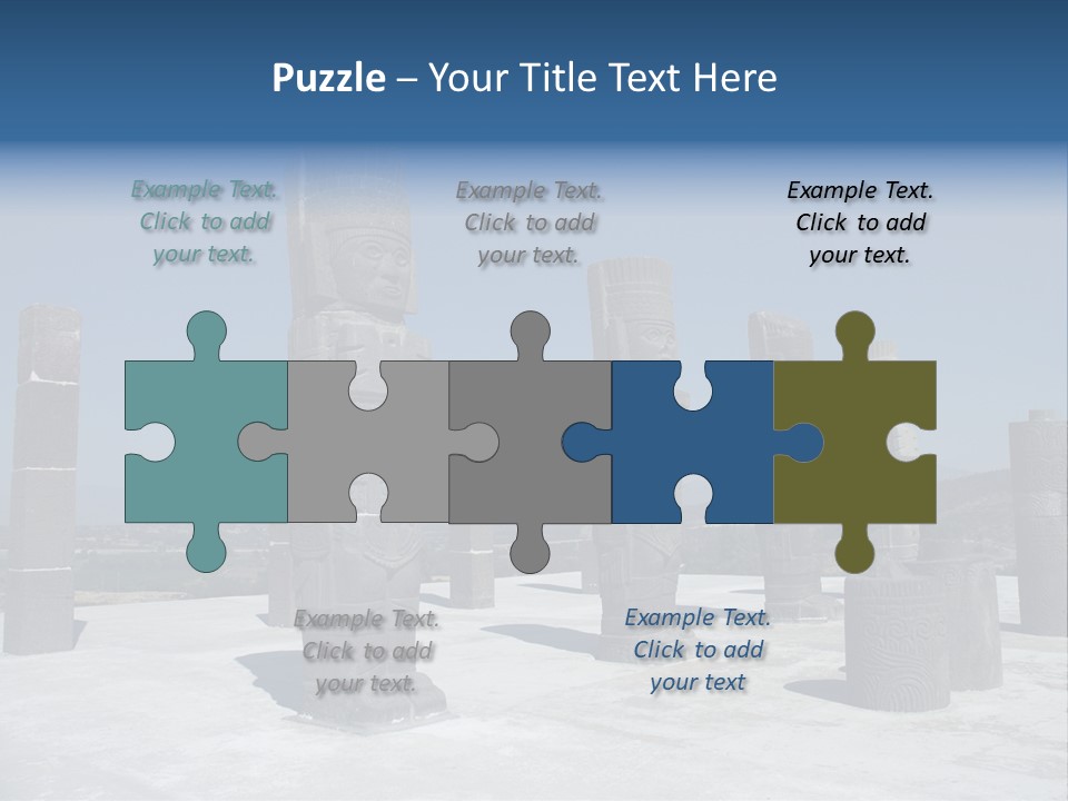 Power Temple Sky PowerPoint Template