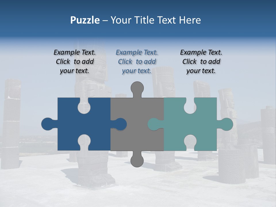 Power Temple Sky PowerPoint Template