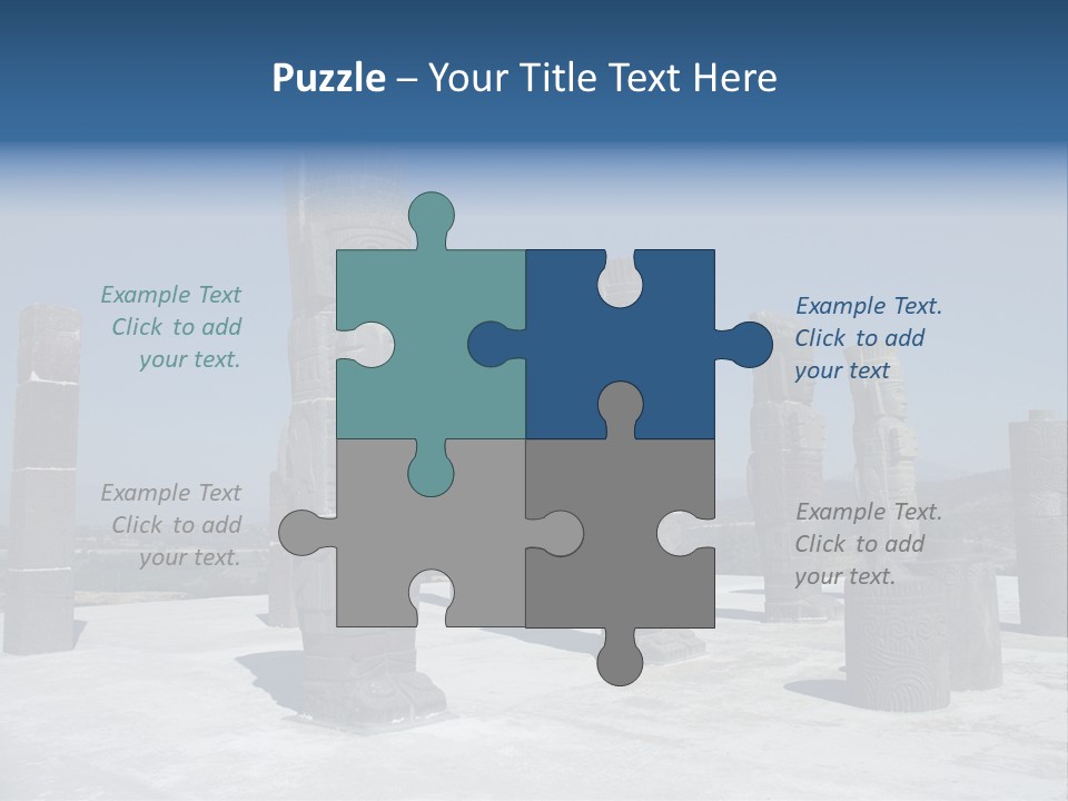 Power Temple Sky PowerPoint Template