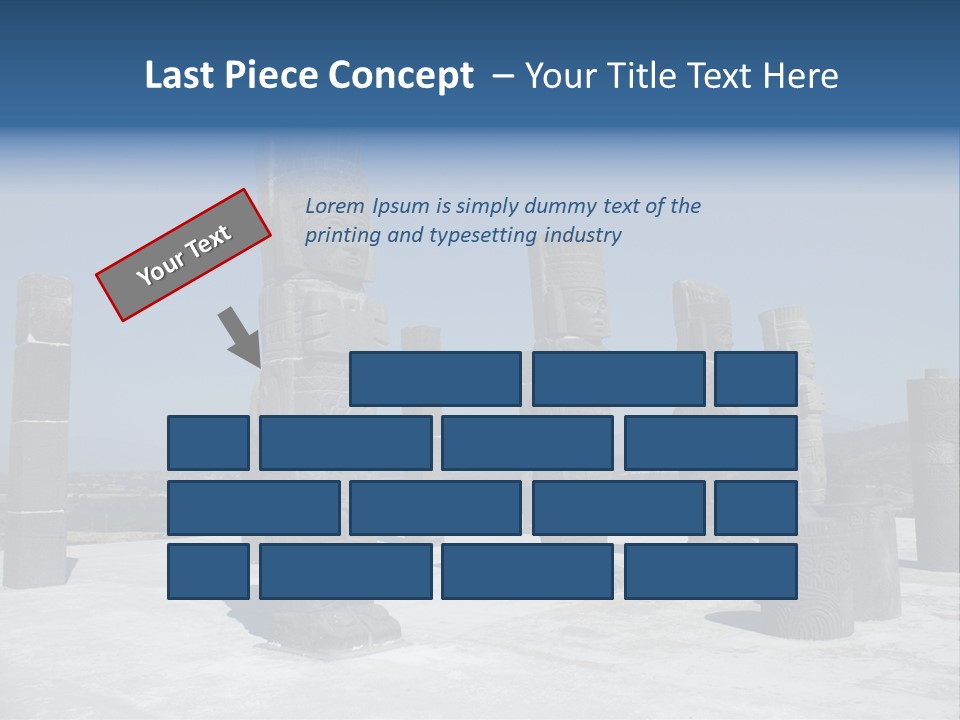 Power Temple Sky PowerPoint Template