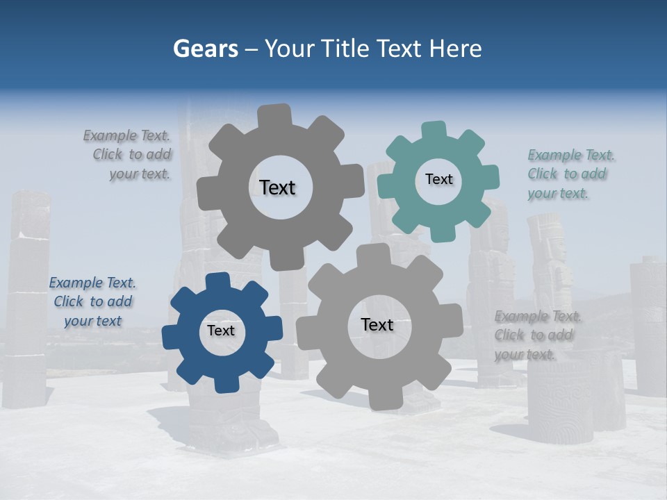 Power Temple Sky PowerPoint Template