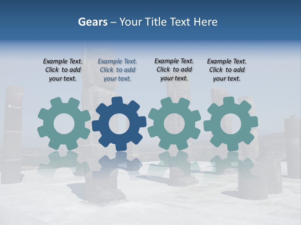 Power Temple Sky PowerPoint Template