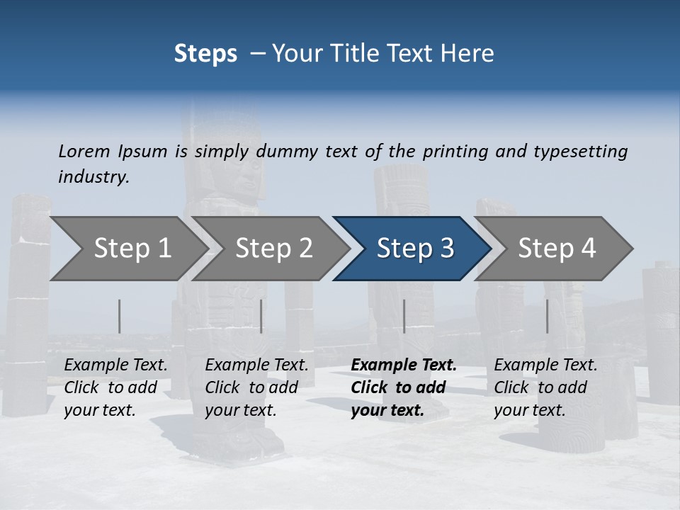 Power Temple Sky PowerPoint Template