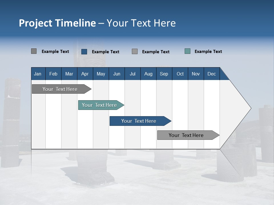 Power Temple Sky PowerPoint Template