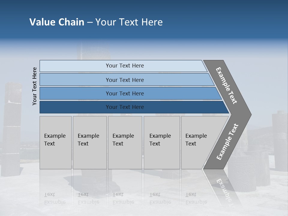 Power Temple Sky PowerPoint Template