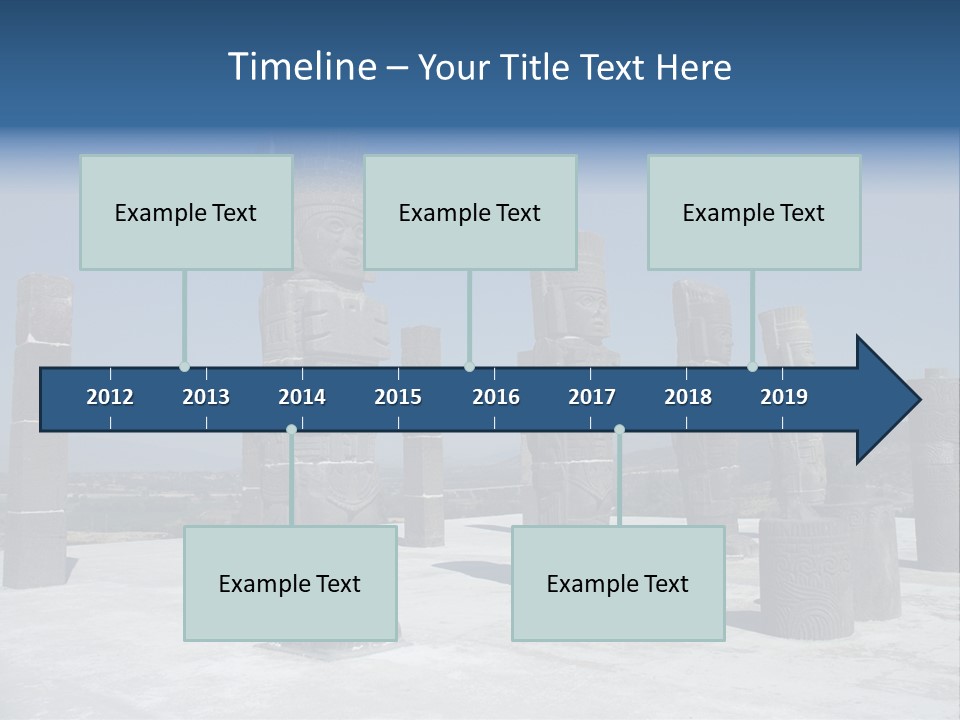 Power Temple Sky PowerPoint Template