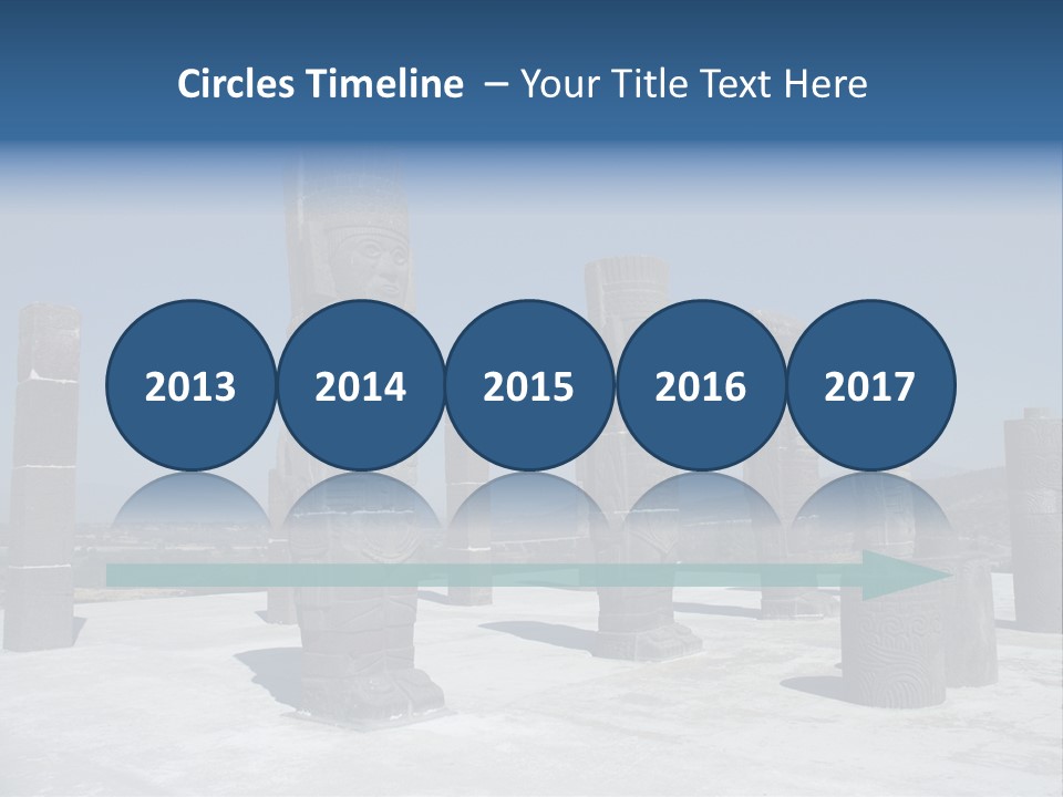 Power Temple Sky PowerPoint Template