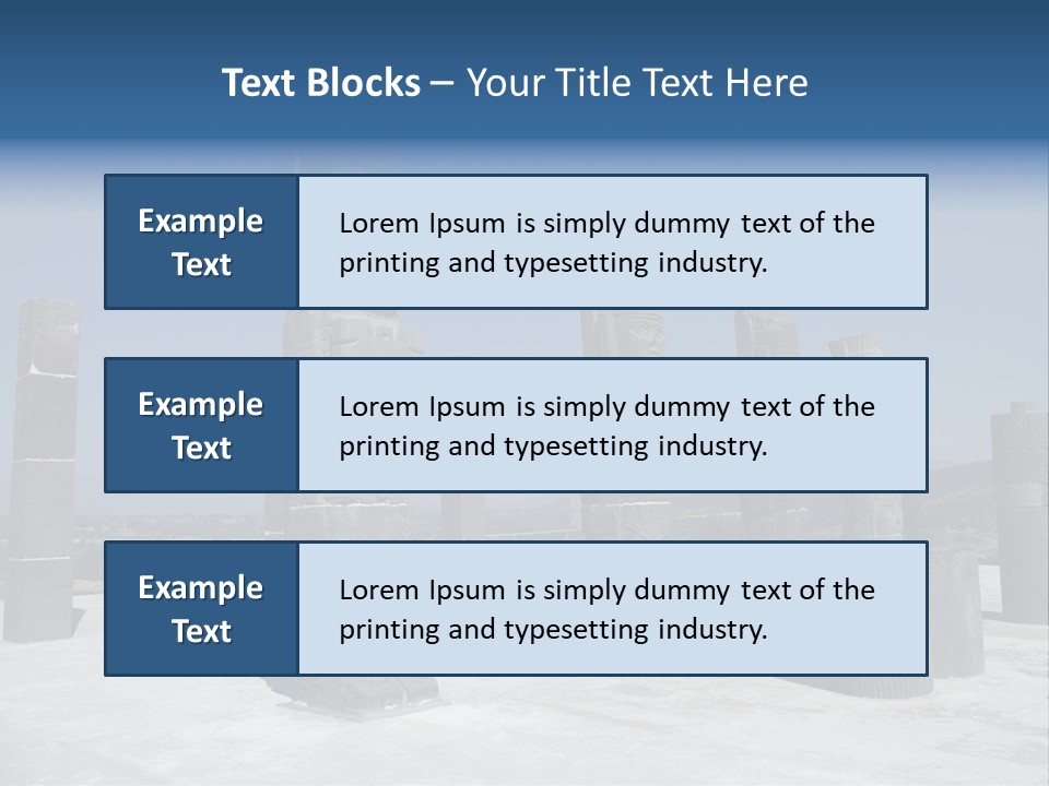 Power Temple Sky PowerPoint Template