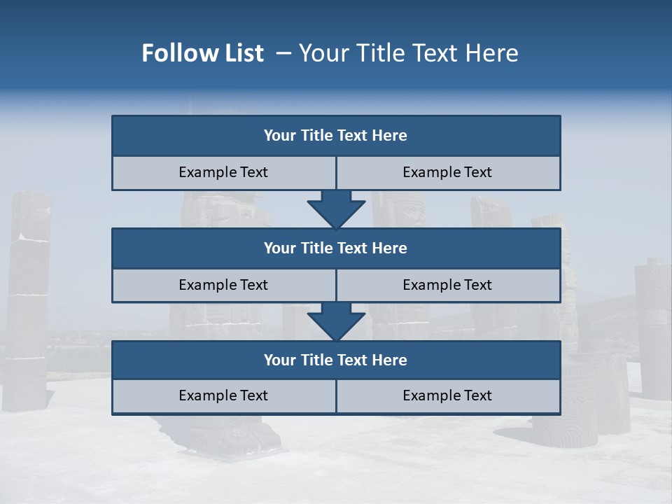 Power Temple Sky PowerPoint Template