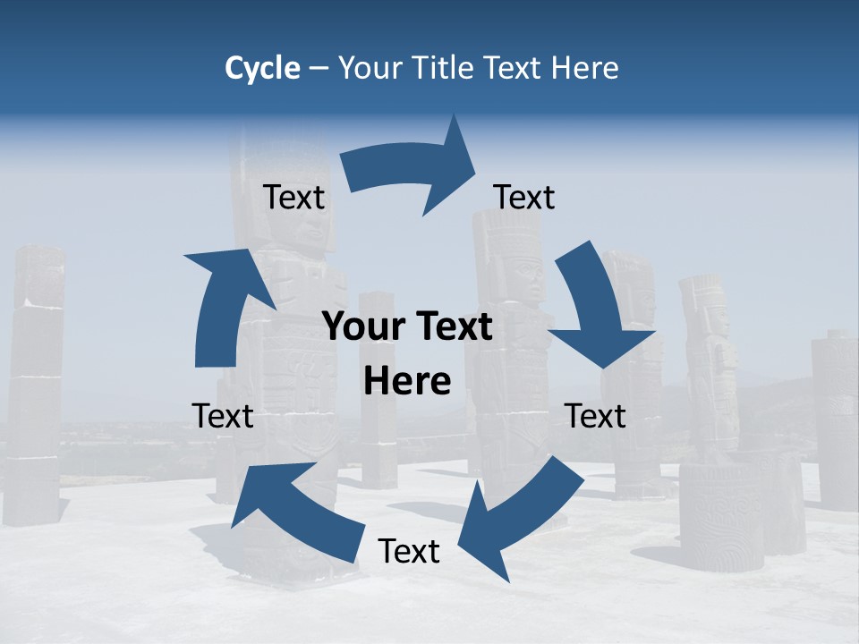 Power Temple Sky PowerPoint Template