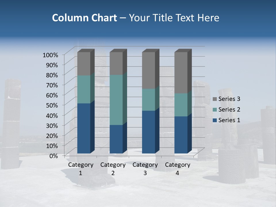 Power Temple Sky PowerPoint Template