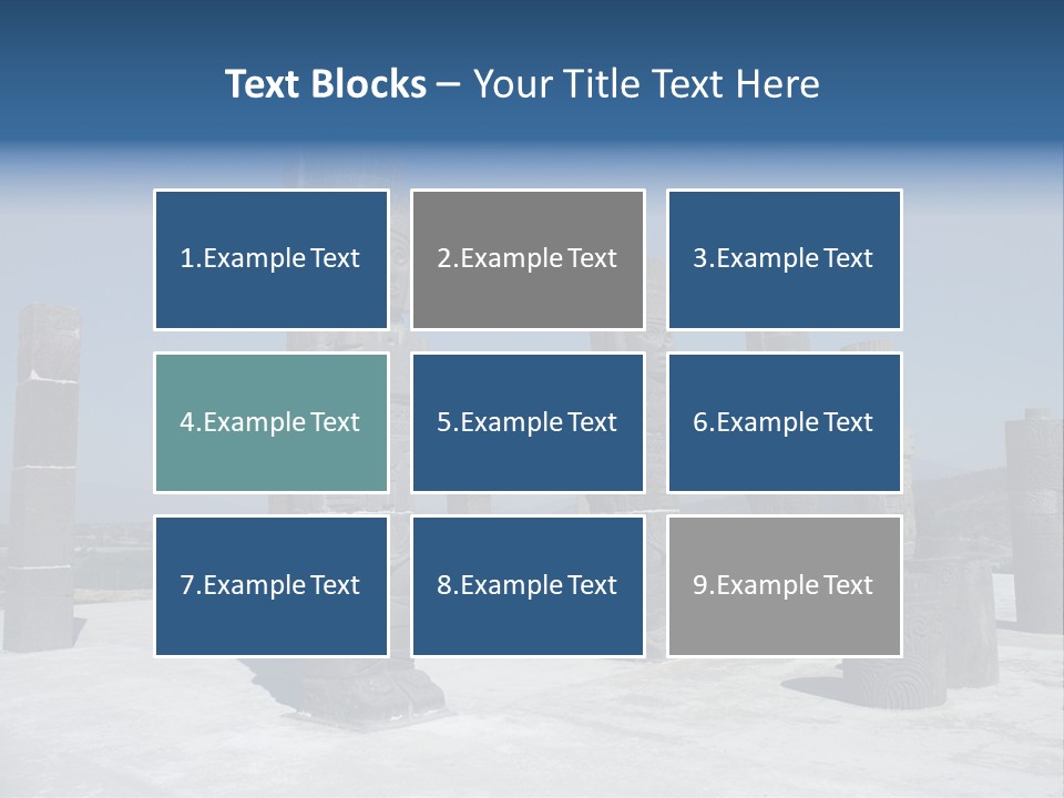 Power Temple Sky PowerPoint Template