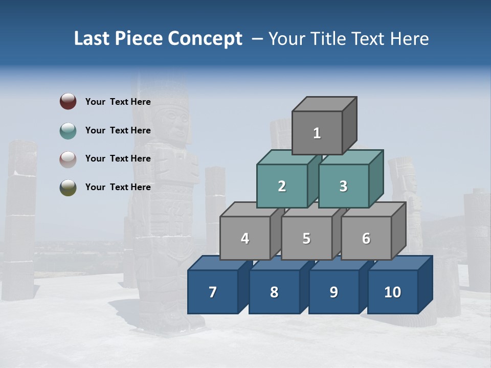 Power Temple Sky PowerPoint Template