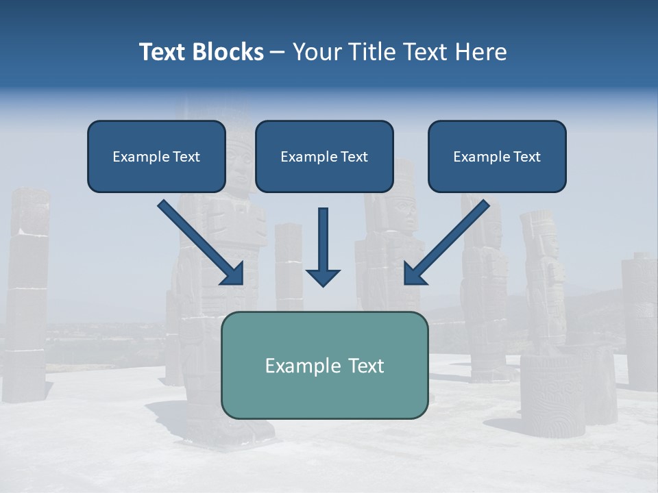 Power Temple Sky PowerPoint Template