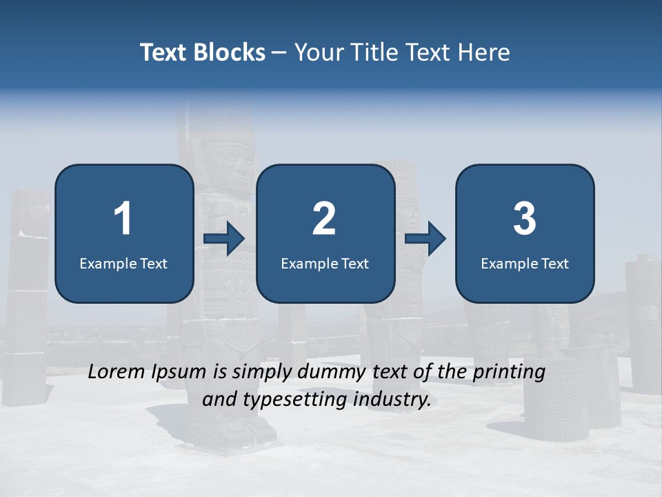 Power Temple Sky PowerPoint Template