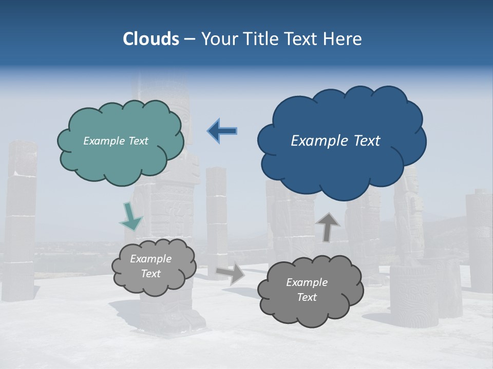 Power Temple Sky PowerPoint Template