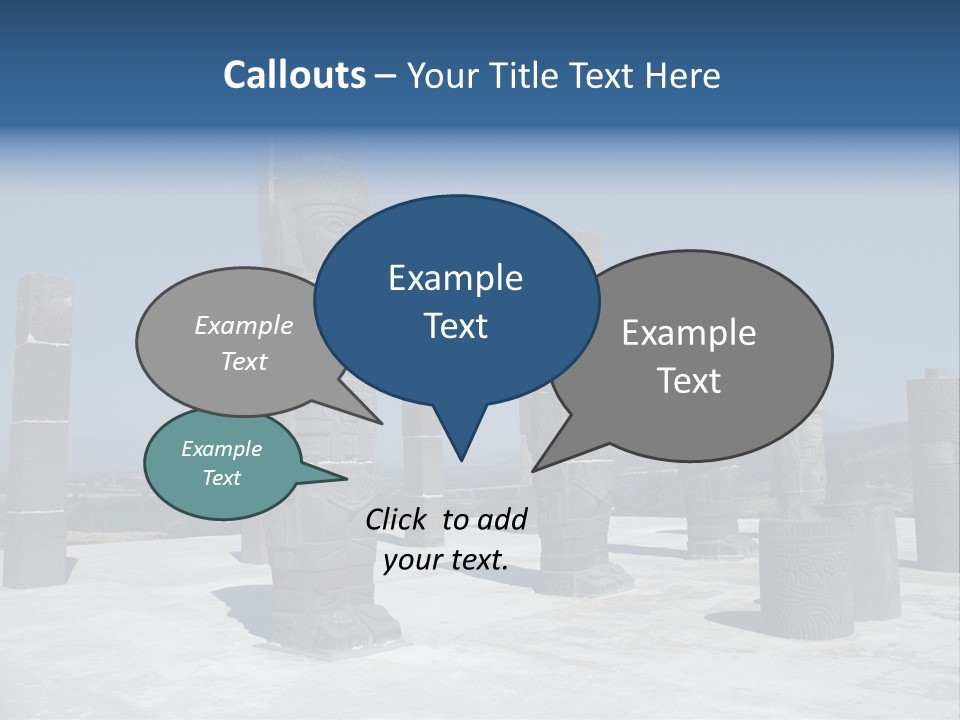 Power Temple Sky PowerPoint Template