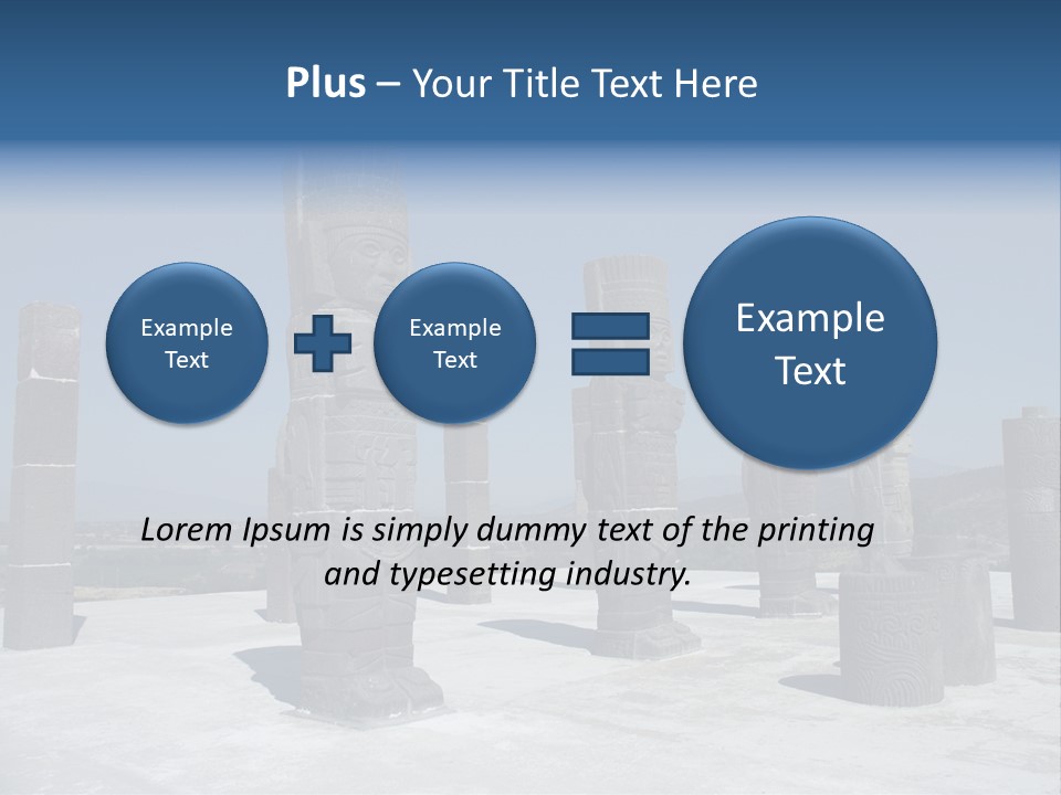 Power Temple Sky PowerPoint Template